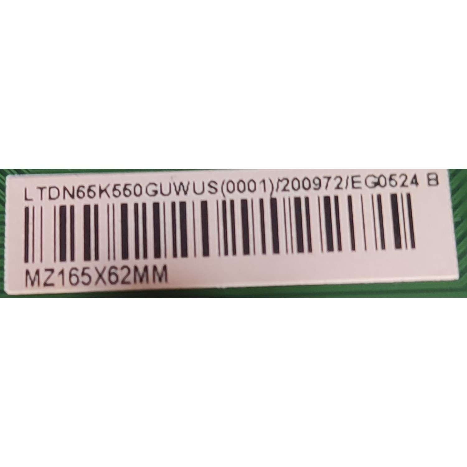 MAIN PARA TV SHARP / NUMERO DE PARTE 200972 / RSAG7.820.6591/ROH / LTDN65K550GUWUS(000)/200972/EG0524 / PANEL HE650HU-B51/S10/XP/GM/ROH / DISPLAY T650QVN05.2 / MODELO LC-65N7000U	 - Imagen 4